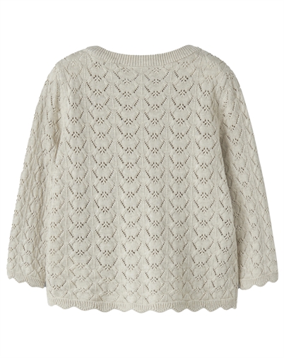 Name It - NMFHimali Strik Cardigan - Peyote Melange